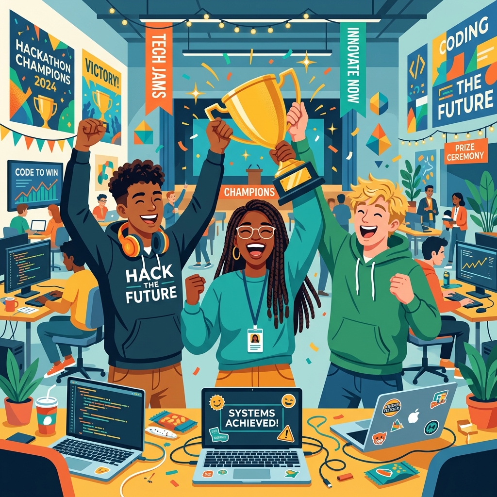 Mahasiswa Prodi Menangkan Juara 1 Lomba Hackathon Nasional